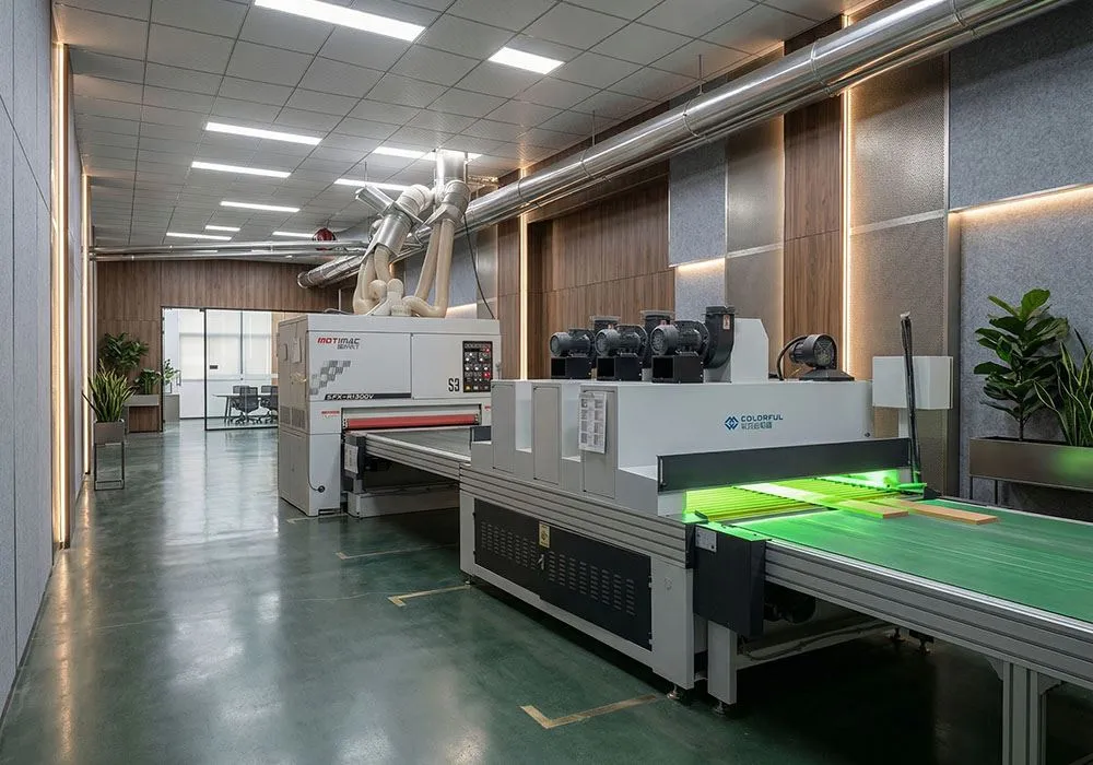 MOTIMAC automated UV roller coating line