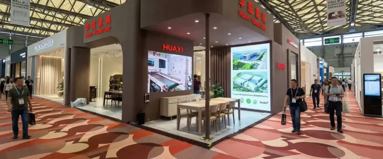 HUAYI Furniture  - 45,000 sqm modern solid wood furniture production campus in Qingdao, China